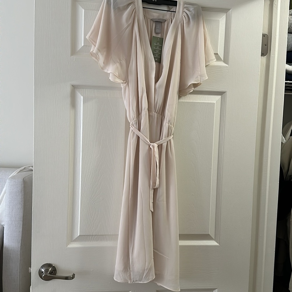 H&M Cream Mini Dress